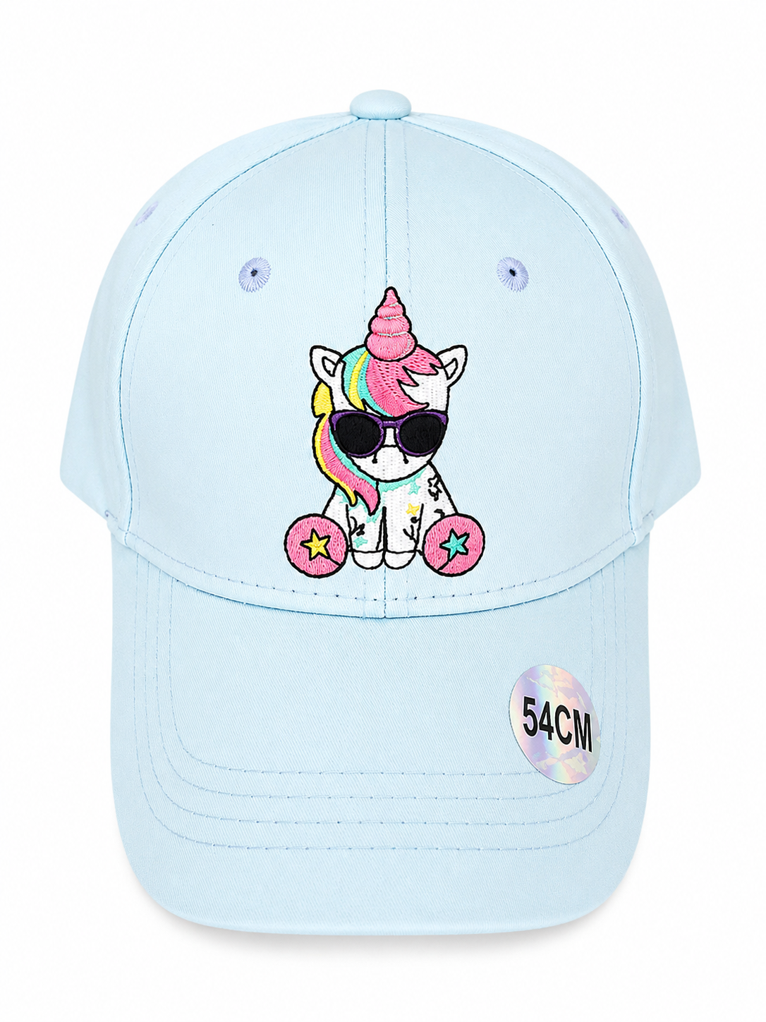 Casquette licorne bleu pastel Taille 54
