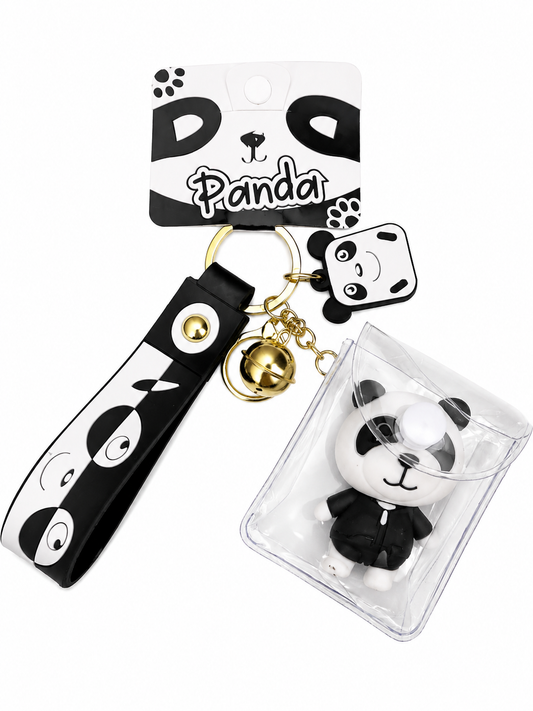 Porte-clés panda pochette
