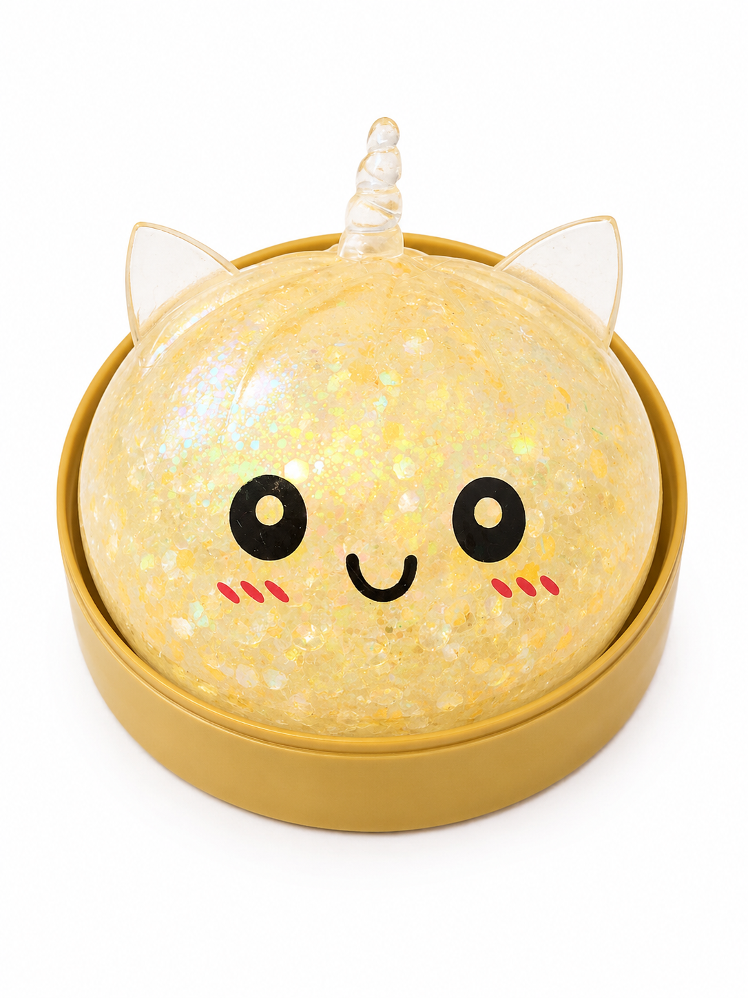Dumpling squishy Licorne a billes d'eau