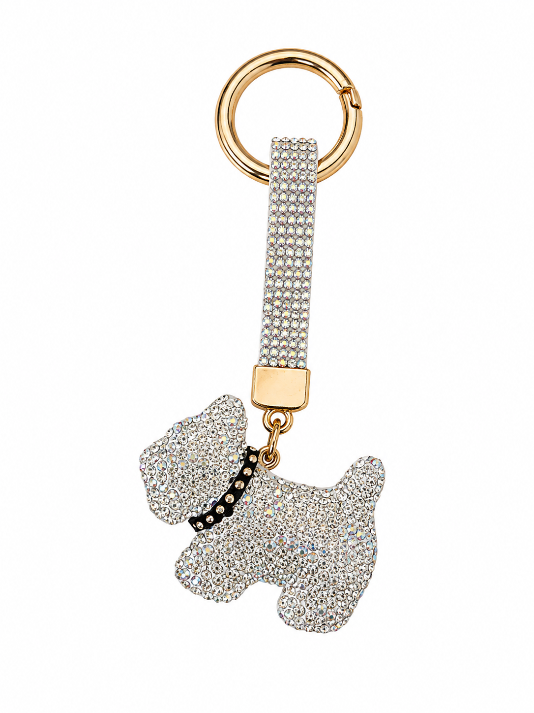 Porte-clés STRASS chien