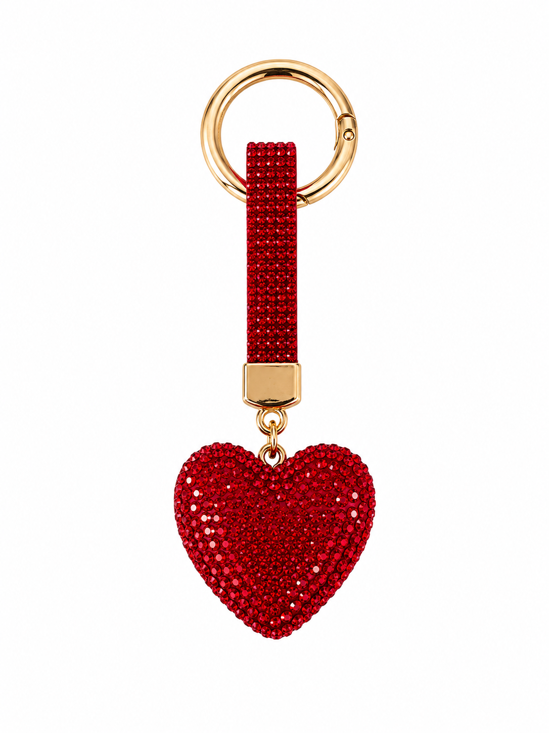 Porte-clés STRASS coeur