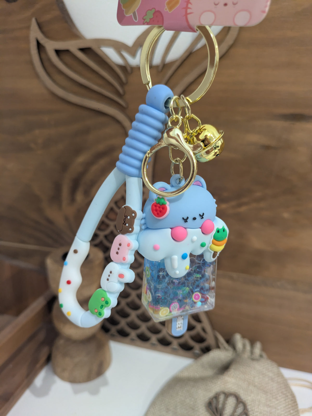 Porte-clés glace