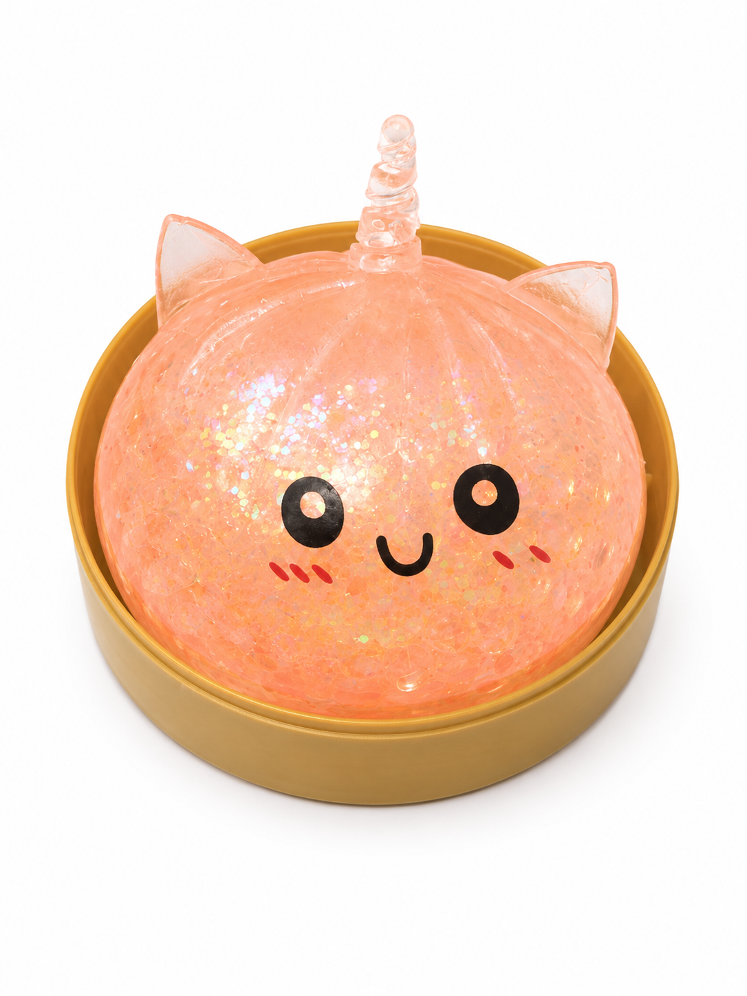 Dumpling squishy Licorne a billes d'eau