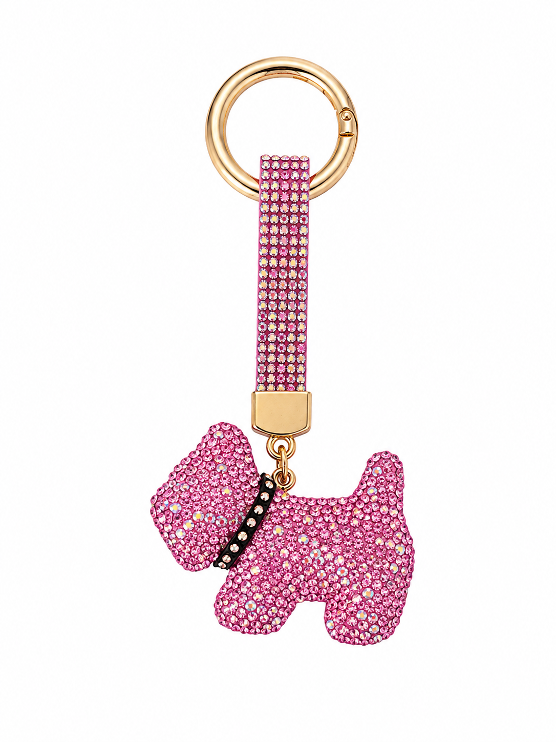 Porte-clés STRASS chien
