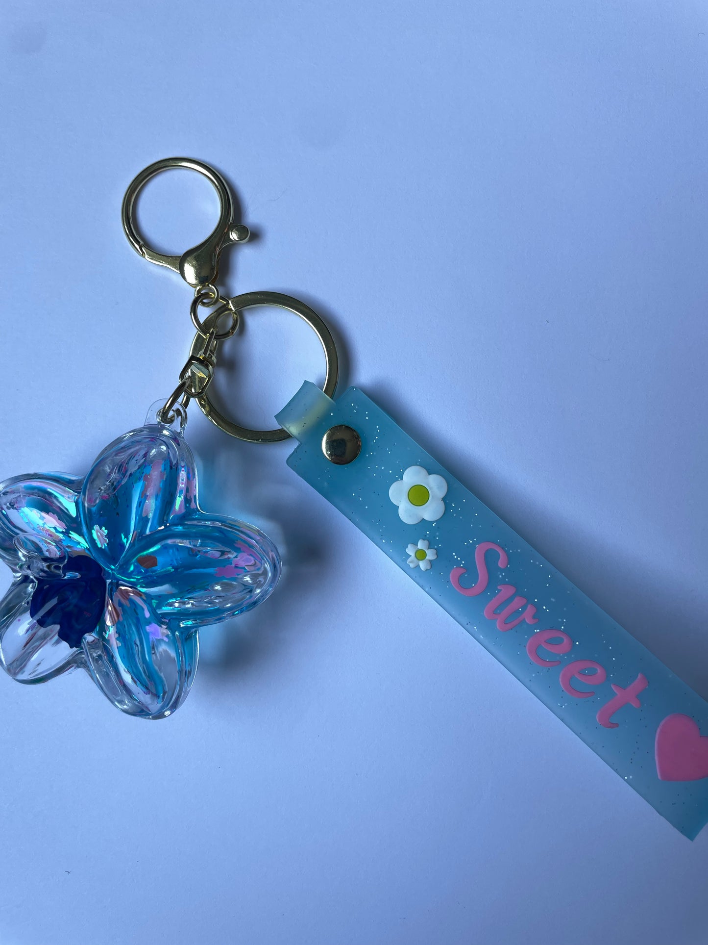Porte-clés fleur
