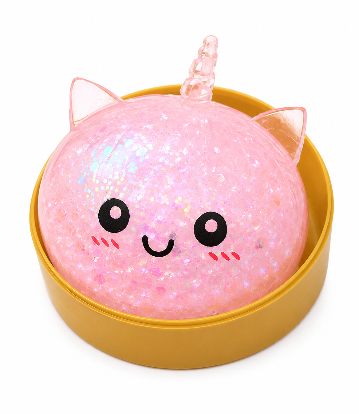 Dumpling squishy Licorne a billes d'eau