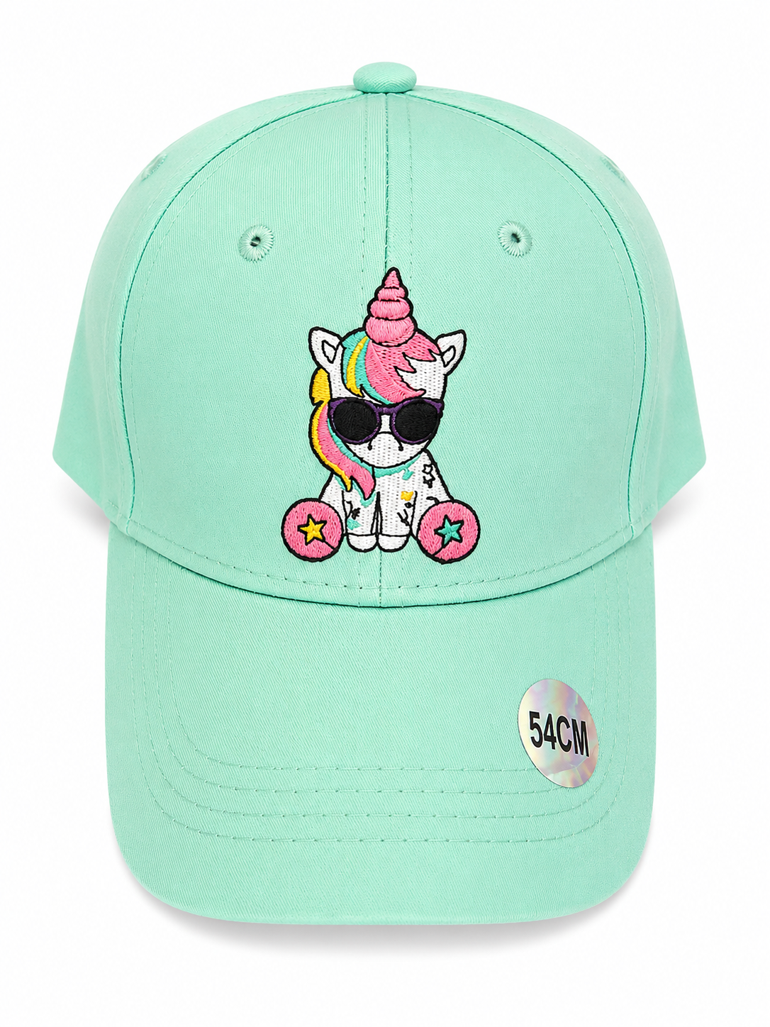 Casquette licorne vert pastel Taille 54