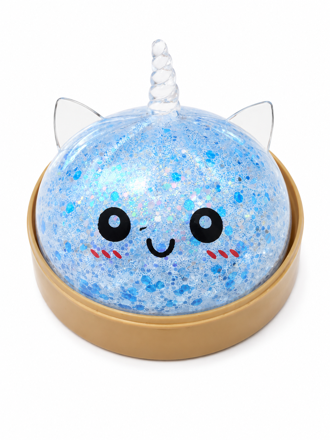 Dumpling squishy Licorne a billes d'eau
