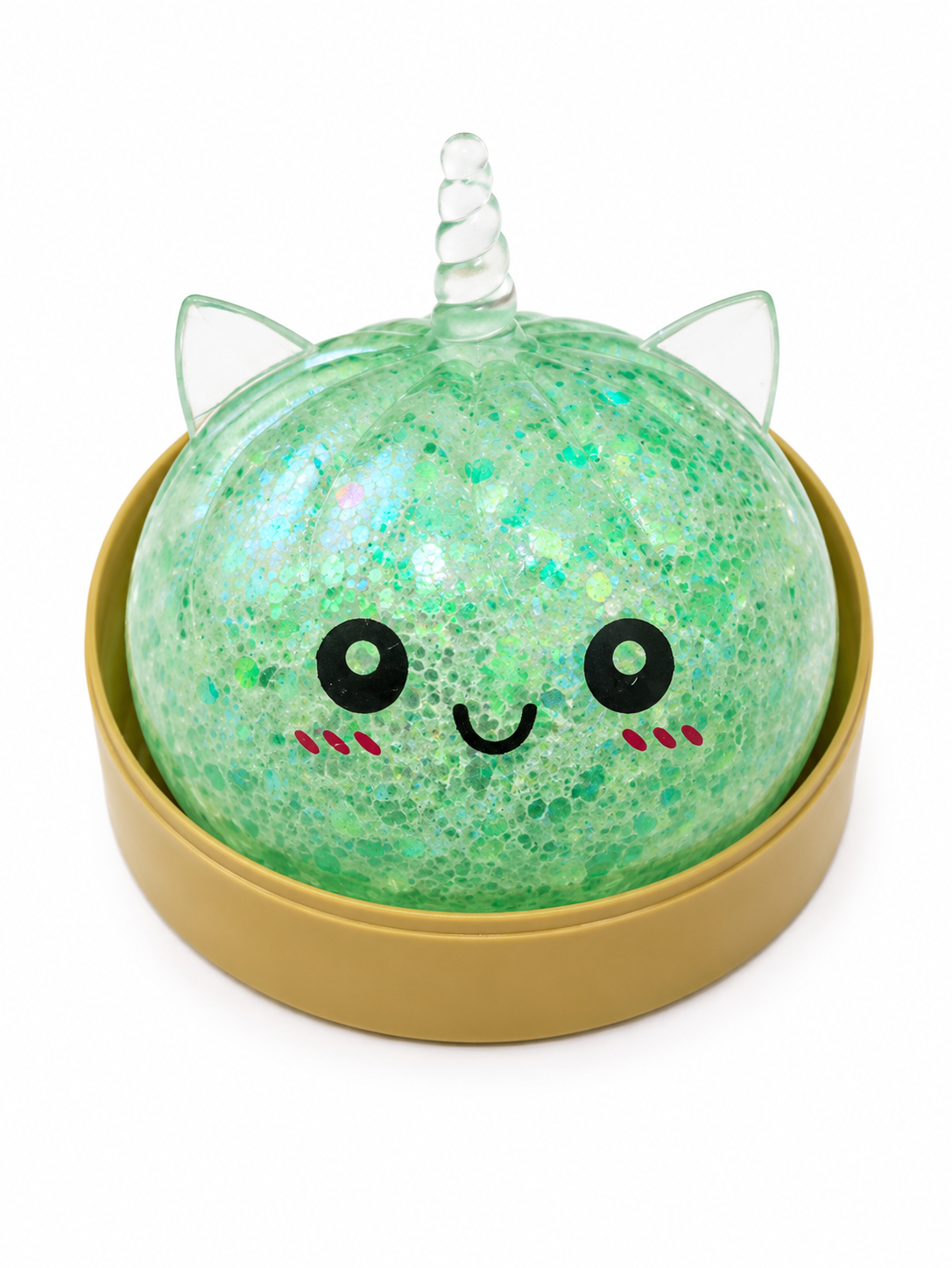 Dumpling squishy Licorne a billes d'eau